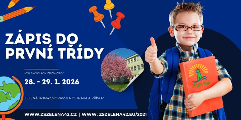 Zápis do prvních tříd pro školní rok 2026-2027