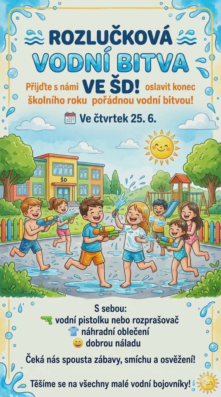 Rozlučková vodní bitva ve ŠD