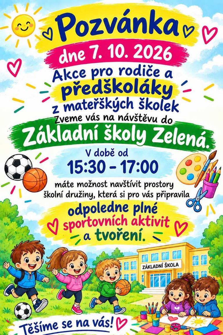 Pozvánka školní družiny