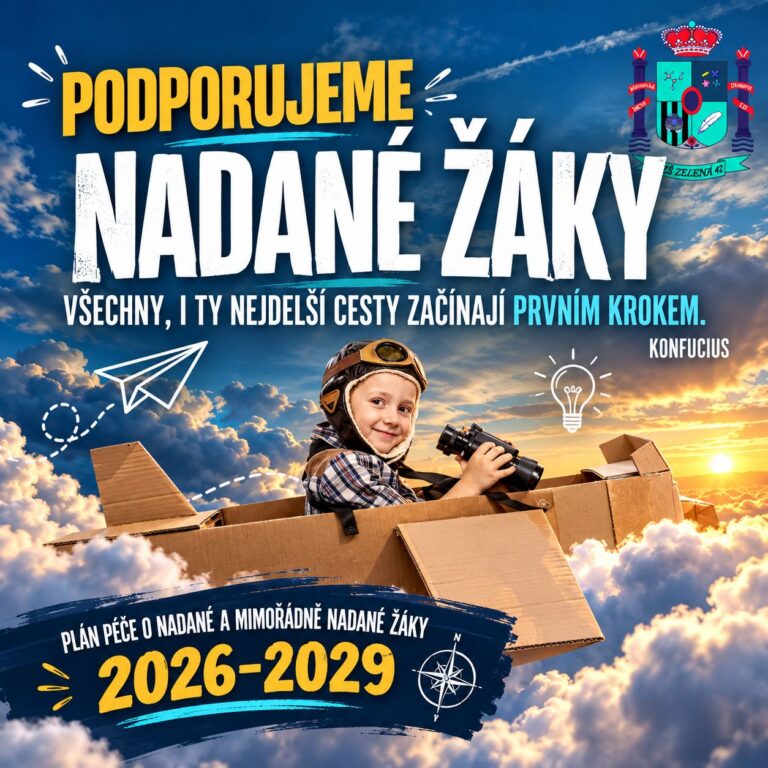 Podporujeme nadané žáky: nový plán pro období 2026–2029